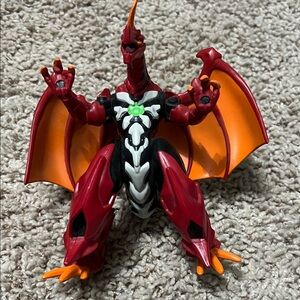 Red and Orange Dragon Action Figure